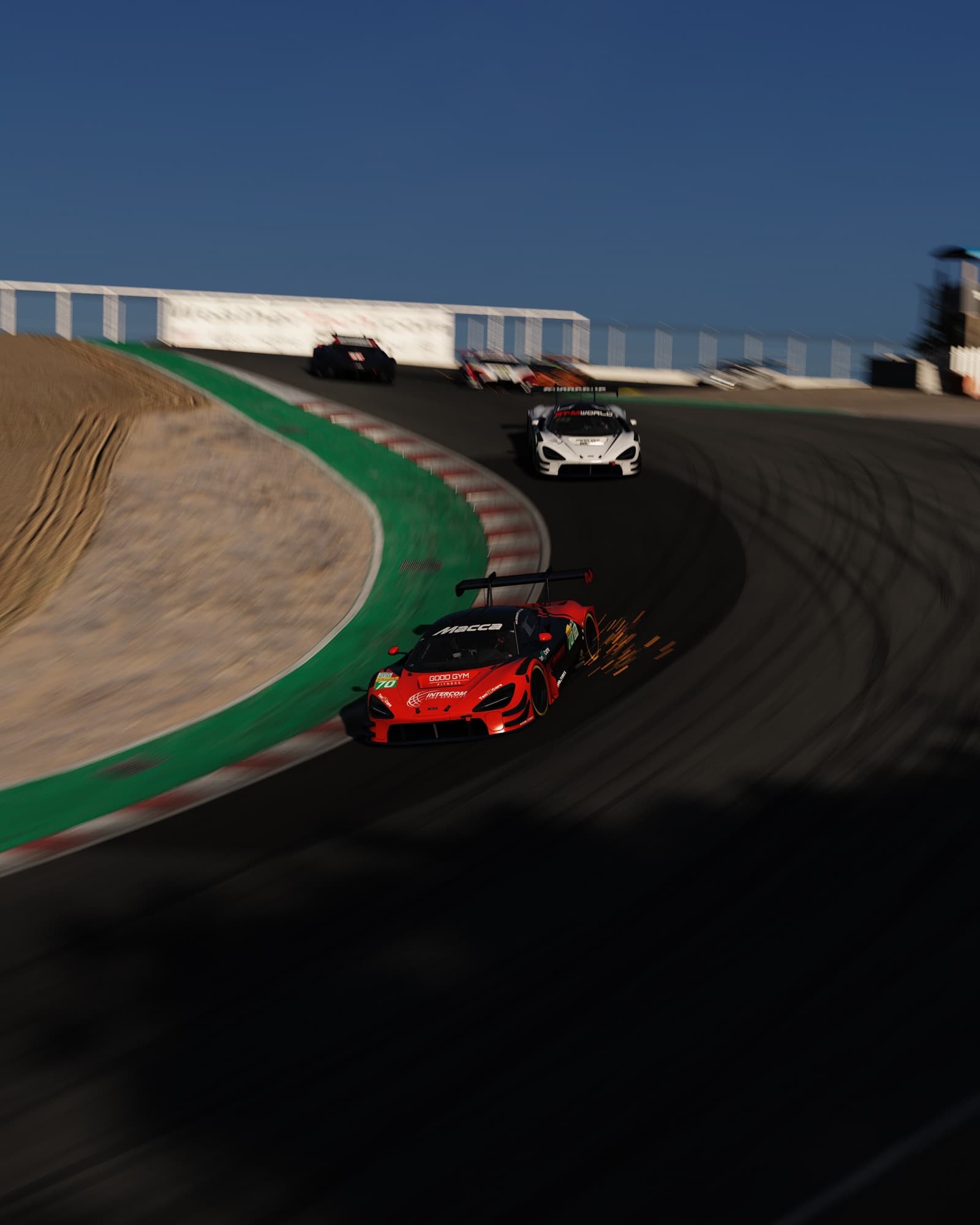In-sim view: a car at Laguna Seca